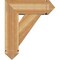 Ekena Millwork Traditional Arts and Crafts Rough Sawn Bracket w/ Offset Brace, Western Red Cedar, 8"W x 22"D x 26"H BKT0806X22X26TRA03RWR - alternate 3